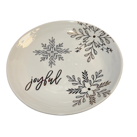 Fitz and Floyd Avondelle Metallic Gold Salad Dessert Appetizer Plates Holiday 4 - Picture 6 of 10